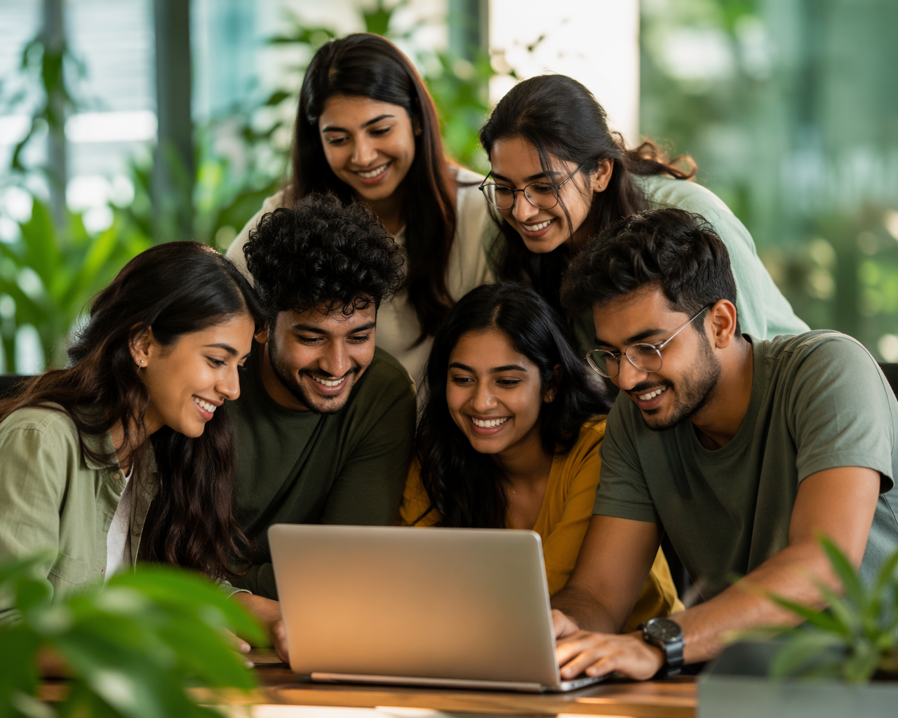 Students at a free Elev8 AI-literacy workshop